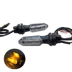 MOTOLED Mini LED <span class=keywords><strong>clignotant</strong></span> <span class=keywords><strong>clignotant</strong></span> 12W <span class=keywords><strong>moto</strong></span> Titan150 2000 CB250 Twister DC12V résistant à l'eau jaune blanc - Product Image 2