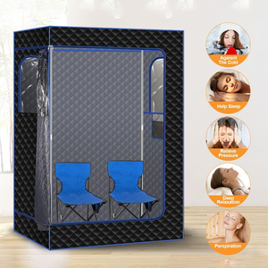 Moderna Carpa Sauna Infrarroja Eléctrica Plegable Portátil de Tamaño Completo para <span class=keywords><strong>2</strong></span> Personas, Diseño Compacto para Interiores - Product Image 3