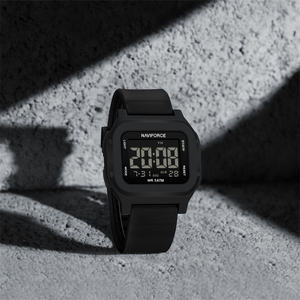 นาฬิกาข้อมือผู้ชาย NAVIFORCE 7137 คุณภาพสูง ดีไซน์สปอร์ต หน้าจอ LCD กันน้ำ 50 เมตร พร้อมฟังก์ชั่นนาฬิกาปลุก จับเวลา ไฟแบ็คไลท์ ตัวเรือนทรงเหลี่ยม ดีไซน์โดดเด่น - Product Image 6