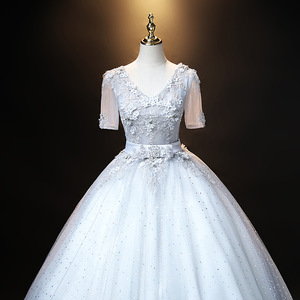 Student Performance Exam Long Stage Costume Solo Vocal Dress Women Polyester Long Skirt Straps Stage Performance - Product Image 4