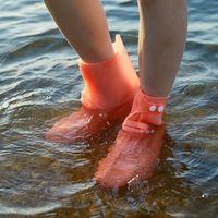 Couvre-chaussures de cyclisme en plastique pour enfants, bottes en caoutchouc imperméable, nouveauté