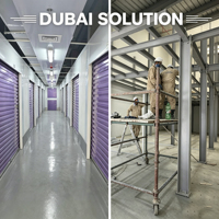 Unité de stockage intérieure avec porte enroulable 10x10 10x20, système de stockage modulaire en acier robuste, OEM ODM