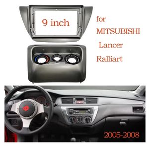 2 Din 9 بوصة غطاء السيارة الراديو لميتسوبيشي لانسر راليارت 2005-2008 تركيب إطار لوحة القيادة DVD نظام تحديد المواقع Mp5 مشغل الروبوت - Product Image 6