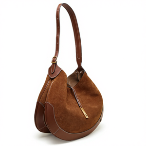 Sac à main de luxe pour femme, grande capacité, marron, style tendance, sac à bandoulière - Product Image 4