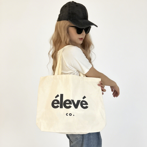Venta al por mayor Negro <span class=keywords><strong>o</strong></span> beige ASA bolsa de lona impresión personalizada promocional 100% algodón bolsa de mano - Product Image 4