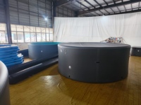 Fabrikpreis Hochbelastbarer Rechteckiger Drop-Stitch Aufblasbarer Pool für Kinder Großer Umweltfreundlicher PVC-Swimmingpool Familienspaß
