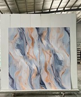 Panneau mural en mousse PVC polychrome léger, découpe sur mesure, résistant aux chocs, recyclable, revêtement intérieur pour bâtiments de bureaux