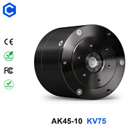 CubeMars AK45-10 KV75 Potente Servomotor de 24V y Motor de Engranajes para Robot Humanoide con Motor CC sin Escobillas MIT