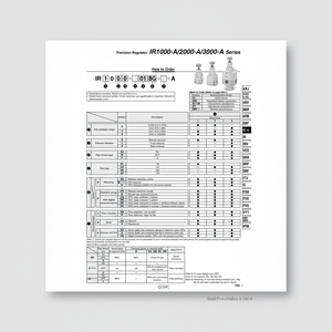 Modèle de régulateur de pression de précision SMC Pneumatics IR2020-02H-A - Product Image 1