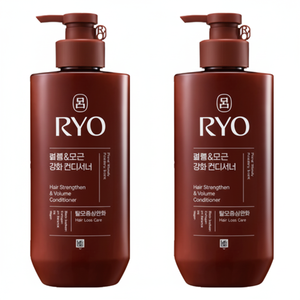 Balsamo Ryeo 480ml al Profumo di Muschio Legnoso Black Cloud per Volume e Rafforzamento Radicale con Biotina, Confezione da 2, Anticaduta - Product Image 1