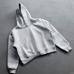 <span class=keywords><strong>Felpa</strong></span> con Cappuccio e <span class=keywords><strong>Zip</strong></span> <span class=keywords><strong>Nera</strong></span> in Poliestere e Cotone Ricamata Oversize da <span class=keywords><strong>Uomo</strong></span> Y02 - Ingrosso Fabbrica OEM per SA - Product Image 5