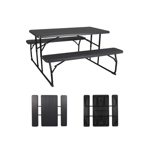 Birra in legno per Esterni <span class=keywords><strong>Da</strong></span> Tavolo E Sedia <span class=keywords><strong>Da</strong></span> <span class=keywords><strong>Giardino</strong></span> Mobili <span class=keywords><strong>Da</strong></span> <span class=keywords><strong>Giardino</strong></span> Set - Product Image 4