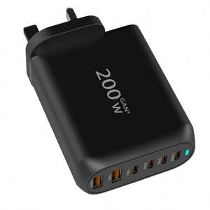 2023 Meilleure vente 200W Station de charge intelligente haute puissance 1 USB-A + 3 Ports Type-C Hub de chargeur rapide USB PD3.0/QC3.0 Made High - Product Image 2