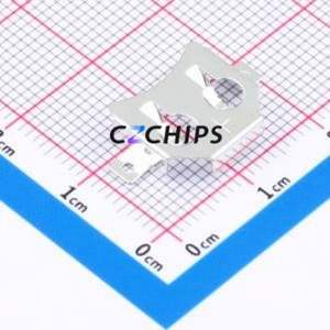 MY-1220-03-K Button & Strip Battery Connector SMD Connector Battery Clip CR1220 Phosphor Bronze Nickel - Product Image 2