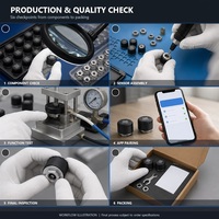 Capteur TPMS pour Moniteur de Pression des Pneus de Trottinette Électrique, Valve Schrader, Durable, 3V, Alerte en Temps Réel via Application iOS/Android