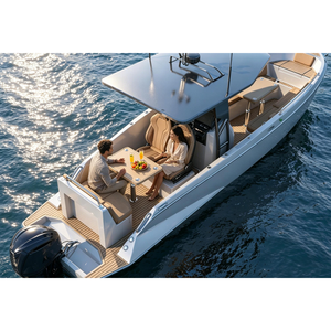 Yate de Lujo Personalizable con Casco de Fibra de Vidrio Certificado por la CE y Motor Fuera de Borda para Pesca Deportiva y Patrullaje - Product Image 3