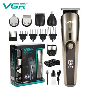 VGR107 Set Regolacapelli Multifunzione 5 in 1, Rasoio Digitale Impermeabile IPX6 con Rifinitore per Boccioli - Product Image 5