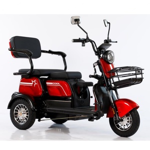 Triciclo Eléctrico Popular de Fábrica China, Scooter Eléctrico Seguro para Adultos, Herramienta de Movilidad con Asiento para Bebé - Product Image 5