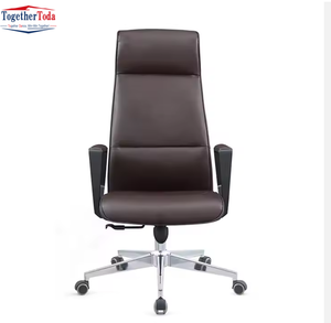 Modern Design High Back Ergonomic Luxury <b>Leather</b> Lift <b>Chair</b> Adjustable Height Revolving <b>Recliner</b> Swivel Office <b>Chair</b> for Meeting - Product Image 1