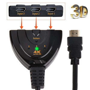 Conmutador 3 en 1 4K*2K 3D de 3 Puertos para HDTV, Compatible con 1080P, para HDTV, Xbox, <span class=keywords><strong>PS3</strong></span>/PS4, Accesorios de Audio y Video - Product Image 2