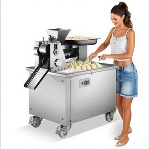 Machine à raviolis et gyozas entièrement automatique en acier inoxydable de qualité alimentaire - Capacité de production de 70 pièces/min, multifonctionnelle pour la Russie - Product Image 1