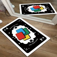 Tapis modernes antidérapants personnalisés, fabriqués à la machine, motifs animés mignons pour la décoration intérieure, tapis découpés sur mesure et ensembles uniques