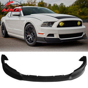 Convient pour Ford Mustang V6 2013-2014, lèvre de pare-chocs avant style RTR, surface texturée rugueuse - Product Image 1