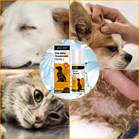 Jellico Promotion Exceptionnelle : Spray Apaisant 60ml Formule Avancée pour l'Inflammation Cutanée des Animaux, Parfum Rosée, Extrait Végétal pour Chiens et Chats (Points Chauds)