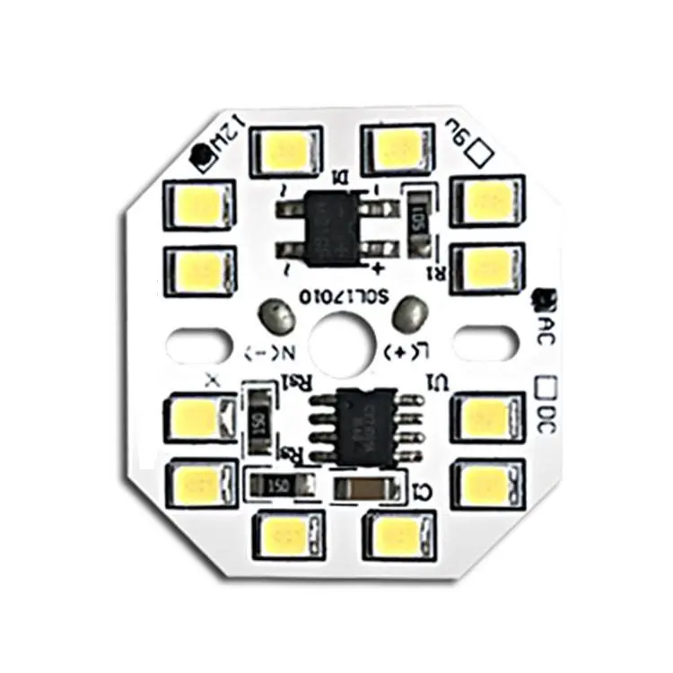 PCB LED rond PCB Board / FR4 94vo Rohs PCB Board fabricant