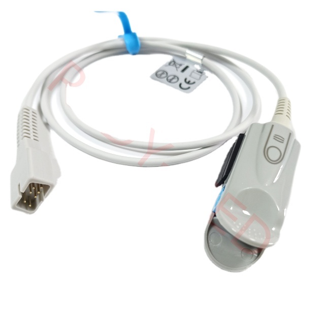 Reusable Adult Finger Clip Spo2 Sensor Probe Compatible for Nellcor 7pin