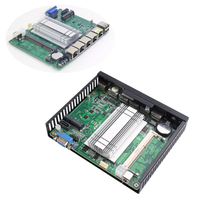HLY Firewall-Mini PC en tel, Ordenador de 4 núcleos J1900, pfsense, 4 GB de Ram, 30G, SSD, Mini PC, 4 puertos Lan Gigabit, enrutador
