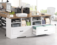 Armoire de classement de bureau moderne personnalisée avec tiroir Armoires de rangement de fichiers de bureau en bois de ferme pour imprimante de format A4 F4 Letter Legal