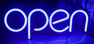 Letrero de Neón <span class=keywords><strong>LED</strong></span> Ovalado Grande, Personalizado, Abierto, Publicitario, para Exteriores, Letrero de Neón Real para Pared - Product Image 4