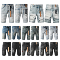 Nouveau design, haute qualité, mode, été, shorts pour hommes, coupe slim, jeans déchirés, marque de luxe Ksubii, shorts en jean pour hommes