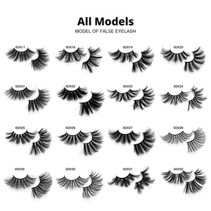 <span class=keywords><strong>Cils</strong></span> en Faux Vison 3D 5D Volumineux de 25mm, Vente Chaude, en Gros, avec Étuis Magnétiques - Product Image 4