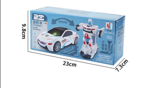 Jouet de voiture de <span class=keywords><strong>robot</strong></span> de déformation 2 en 1 pour enfants avec des lumières sonores Jouet de <span class=keywords><strong>robot</strong></span> de transformation de voiture universel Jouets de <span class=keywords><strong>robot</strong></span> de déformation électrique - Product Image 6