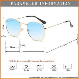 Gafas de Sol Modernas de Alta Calidad, Clásicas y de Lujo para Hombre y Mujer, con Lentes Degradados, Logotipo Personalizado, Montura Ovalada de Metal Retro 2025 - Product Image 4