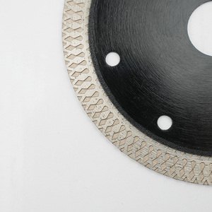 Lame de scie circulaire <span class=keywords><strong>diamant</strong></span>ée humide en porcelaine turbo ultra-fine de qualité professionnelle pour le découpage de carreaux - Product Image 3