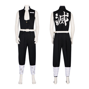 Ensemble complet de cosplay Demon Slayer <span class=keywords><strong>Sanemi</strong></span> <span class=keywords><strong>Shinazugawa</strong></span> - Costume de cosplay haut de gamme pour Halloween et spectacles sur scène - Product Image 3