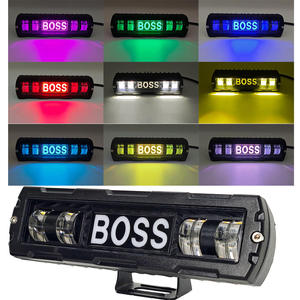 ไฟ LED RGB สีเหลืองขาวแบบแฟลช แถบไฟ LED สำหรับรถ SUV ออฟโรด 4x4 รถจี๊ปแรงเลอร์ และรถฟอร์ด สำหรับทำงานและขับขี่แบบ DRL - Product Image 1