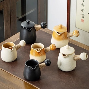 BAMBUS Blanc Portable Bouilloire Électrique Théière Ensemble Chinois Infusion <span class=keywords><strong>Fontaine</strong></span> Bloom <span class=keywords><strong>avec</strong></span> Tasse Porcelaine Céramique Matériel pour Boissons - Product Image 3