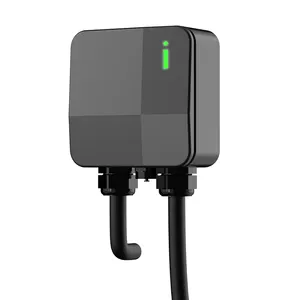 Mode3 plug&charge residential 7kw ac wall mount wallbox 11kw type 2 32a 3 phase 16a ev charger manufacturers