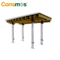 Système de coffrage de table en bois pré-assemblé réutilisable, anti-déformation, avec poutre en bois H20 pour coffrage de dalle en béton
