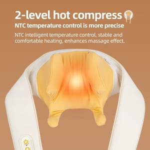 Chất lượng cao 6D thông minh cổ tử cung Massager nhiệt điện Shiatsu rung cổ vai trở lại eo thiết bị để giảm đau - Product Image 5