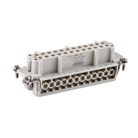 Conector eléctrico resistente de 500V/16A Conector de alimentación industrial modular macho/hembra de 24 pines