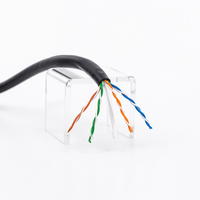 Câble Ethernet extérieur CAT6 UTP FTP, rouleau de 305 m, 23/24 AWG, 4 paires, conducteur CCA, câble réseau Cat 6 LAN