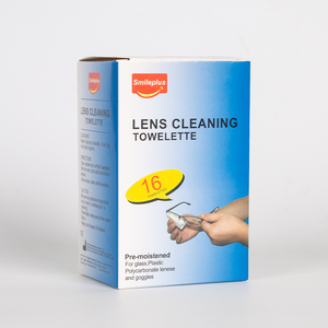 Lingettes nettoyantes et désinfectantes multi-usages jetables anti-buée pour lunettes avec boîte de présentation - Product Image 6