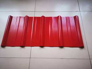 รั้วเหล็กคาร์บอนสีกระเบื้องลูกฟูก - Product Image 5