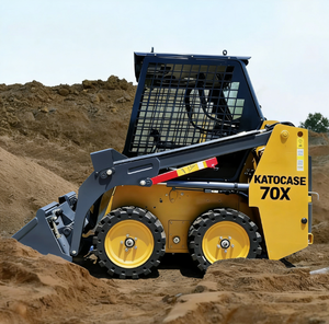 GRATIS VERZENDING KATOCASE China Skid Steer Fabriek 1,5 ton EPA Motor Wiel Mini Skidsteer <span class=keywords><strong>Loader</strong></span> Perkins Dieselmotor 0,17m. - Product Image 1