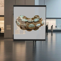 InVisia 2025 Écran LED mural holographique transparent haut de gamme 3,91 pixels 2x2m Série T Raccordement sans couture Intérieur Taux de rafraîchissement élevé